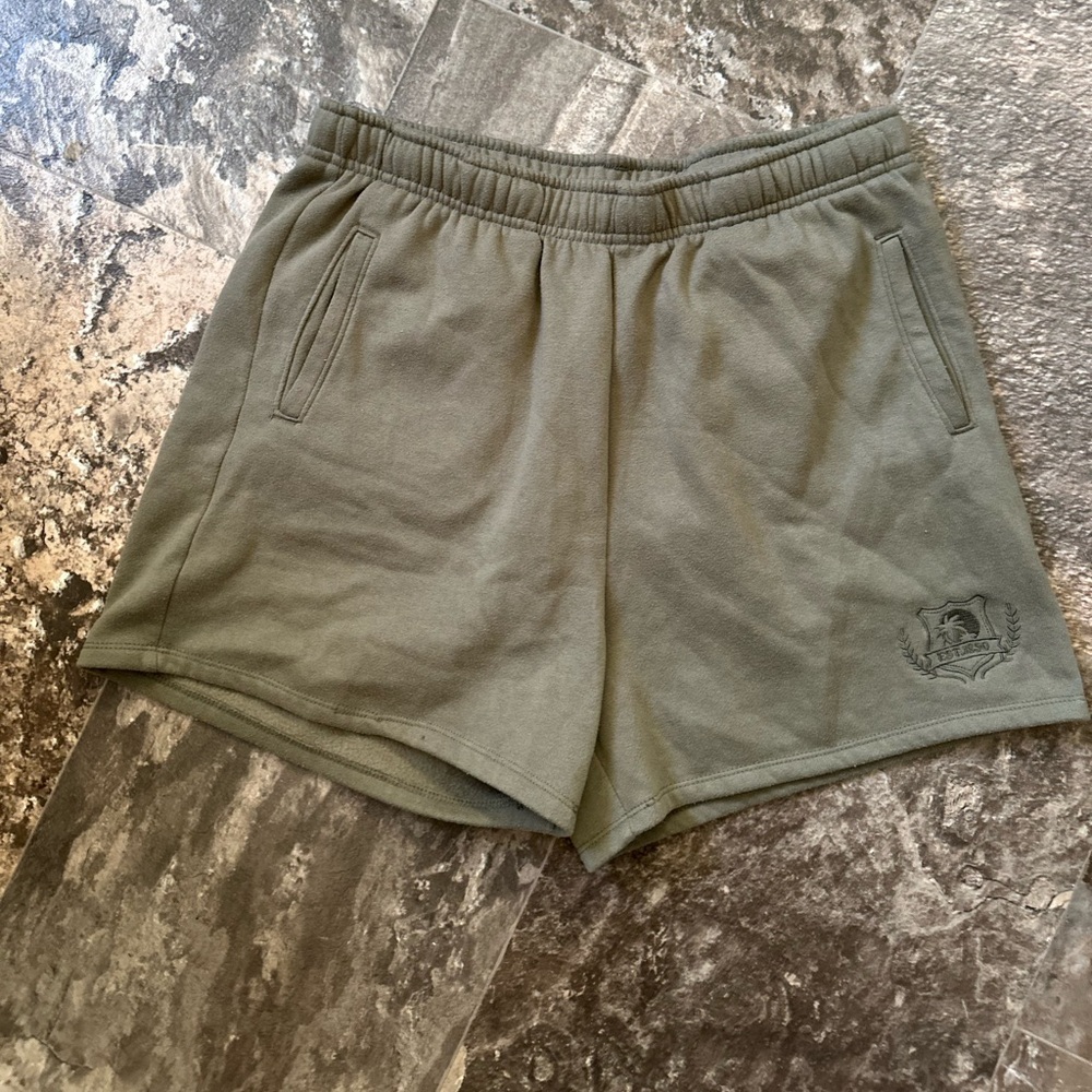 Khaki Women's Athletic Shorts
